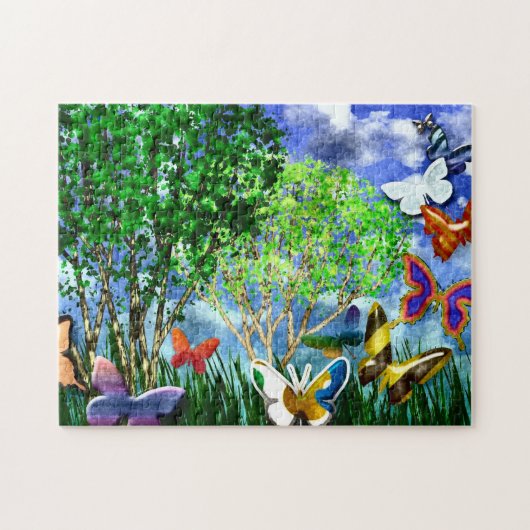 SCHMETTERLINGS-TANZ PUZZLE (Horizontal)