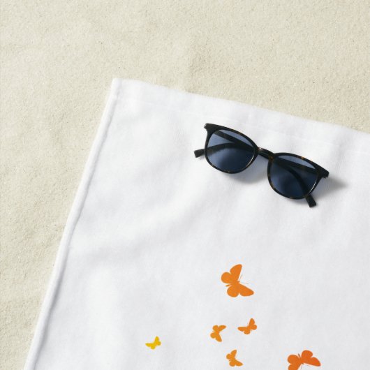 Schmetterlings-Tänzer Strandtuch (Beispiel)