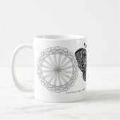 Schmetterlings-Tasse Aprils Birthstone Kaffeetasse (Links)