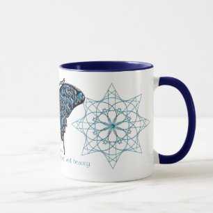 Schmetterlings-Tasse Dezembers Birthstone Tasse