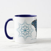 Schmetterlings-Tasse Dezembers Birthstone Tasse (Links)
