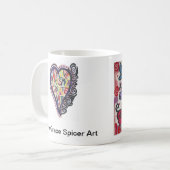 Schmetterlings-Tasse Kaffeetasse (Vorderseite Links)