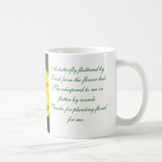 Schmetterlings-Tasse Kaffeetasse (Rechts)