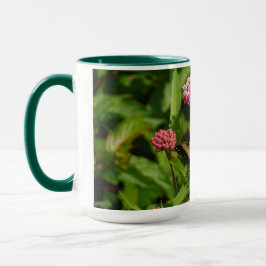 Schmetterlings-Tasse mit Milkweed-Blumen Tasse