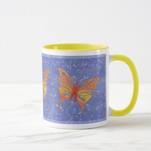 Schmetterlings-Tasse Tasse (Rechts)