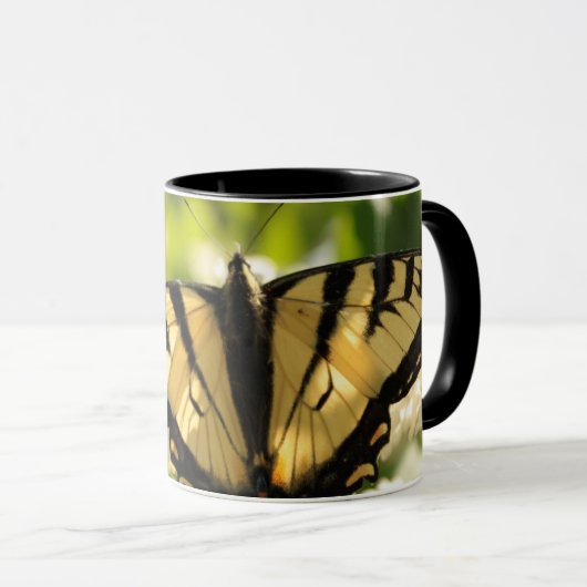 Schmetterlings-Tasse Tasse (VorderseiteRechts)