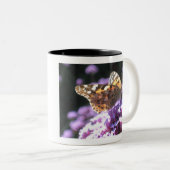 Schmetterlings-Tasse Zweifarbige Tasse (VorderseiteRechts)