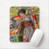 Schmetterlings-Touch-Mauspad Mousepad (Mit Mouse)
