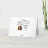 Schmetterlings-Traum II (die Form des Raumes) Karte (Rückseite)