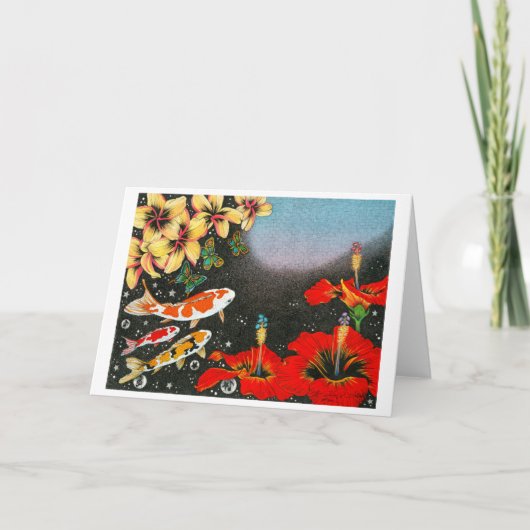 Schmetterlings-Traum II (die Form des Raumes) Karte (Vorderseite)