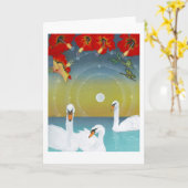 Schmetterlings-Traum IV (magisches Moonset) Karte (Gelbe Blume)