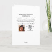 Schmetterlings-Traum IV (magisches Moonset) Karte (Rückseite)