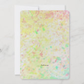 Schmetterlings-TraumFoto-Einladung Einladung (Rückseite)