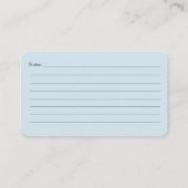 Schmetterlings-u. Gänseblümchen-Visitenkarte Visitenkarte (Rückseite)