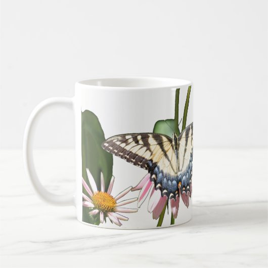 Schmetterlings-u. Hummel-Tasse Kaffeetasse (Links)