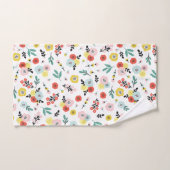 Schmetterlings- und Blumenmuster Badhandtuch Set (Handtuch)