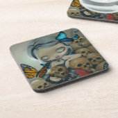 "Schmetterlings-und Knochen-" Untersetzer (Linke Seite)