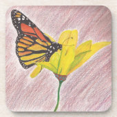 Schmetterlings-Untersetzer Getränkeuntersetzer (Vorderseite)