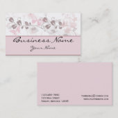 Schmetterlings-Visionen in der rosa und Visitenkarte (Vorne/Hinten)