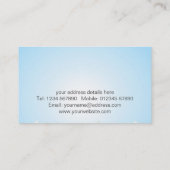 Schmetterlings-Visitenkarte Visitenkarte (Rückseite)