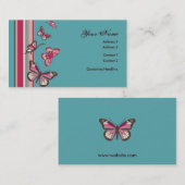 Schmetterlings-Visitenkarte Visitenkarte (Vorne/Hinten)