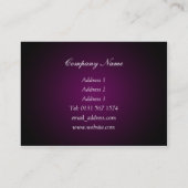 Schmetterlings-Visitenkarte Visitenkarte (Rückseite)