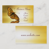 Schmetterlings-Visitenkarte Visitenkarte (Vorne/Hinten)