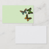 Schmetterlings-Visitenkarte Visitenkarte (Vorne/Hinten)