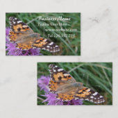 Schmetterlings-Visitenkarten Visitenkarte (Vorne/Hinten)