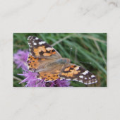 Schmetterlings-Visitenkarten Visitenkarte (Rückseite)