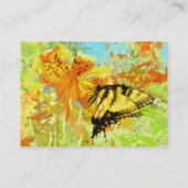 Schmetterlings-Visitenkarten Visitenkarte (Rückseite)