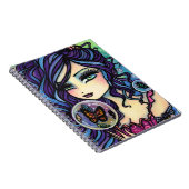 Schmetterlings-Wächter-Meerjungfrau-Notizbuch Notizblock (Rechte Seite)