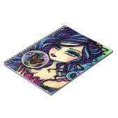 Schmetterlings-Wächter-Meerjungfrau-Notizbuch Notizblock (Linke Seite)