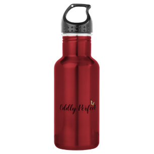 Schmetterlings-Wasserflasche 'Eigenartig Perfekt' Edelstahlflasche