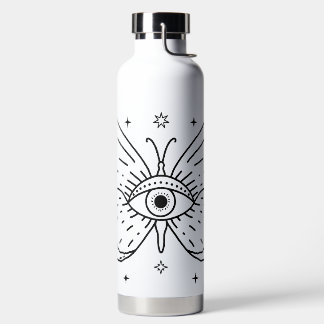 Schmetterlings-Wasserflasche mit mystischem Auge Trinkflasche