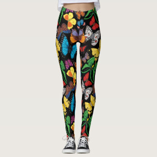 Schmetterlings-Weltdunkelheit Leggings