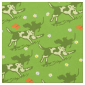 Schmetterlings-Wiese Stoff (Nahaufnahme)