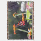 Schmetterlings-Wurfs-Decke Decke (Vorderseite Vertikal)