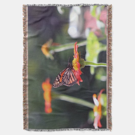 Schmetterlings-Wurfs-Decke Decke (Vorderseite Vertikal)
