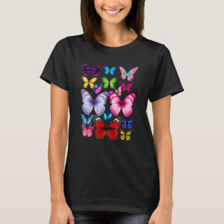 Schmetterlingsarten Schmetterlingsflöte drucken Sc T-Shirt