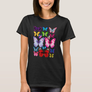 Schmetterlingsarten Schmetterlingsflöte drucken Sc T-Shirt