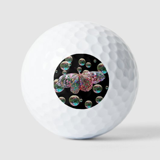 Schmetterlingsattel Golfball (Vorderseite)