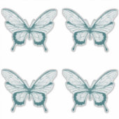 Schmetterlingsaufkleber Aufkleber (Vorderseite)