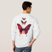 Schmetterlingsaufstieg T-Shirt (Schwarz voll)