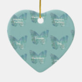 Schmetterlingsausdrücke Keramikornament (Hinten)