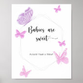 Schmetterlingsbabys sind süß poster (Vorne)