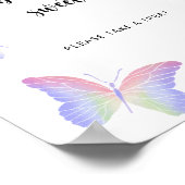 Schmetterlingsbabys sind süß poster (Ecke)