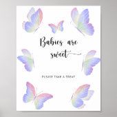 Schmetterlingsbabys sind süß poster (Vorne)