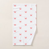 Schmetterlingsbadezimmer-Tuch-Set Badhandtuch Set (Handtuch)