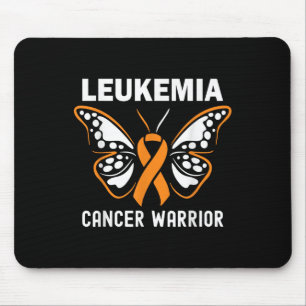Schmetterlingsband Leukämie Krebsbewusstsein Mousepad